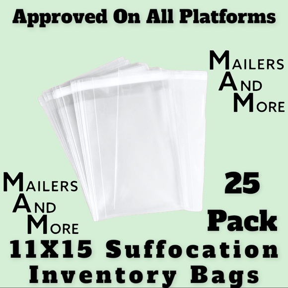 Other - 25 11X15 Clear Self Adhesive Bag PRICE IS FIRM
